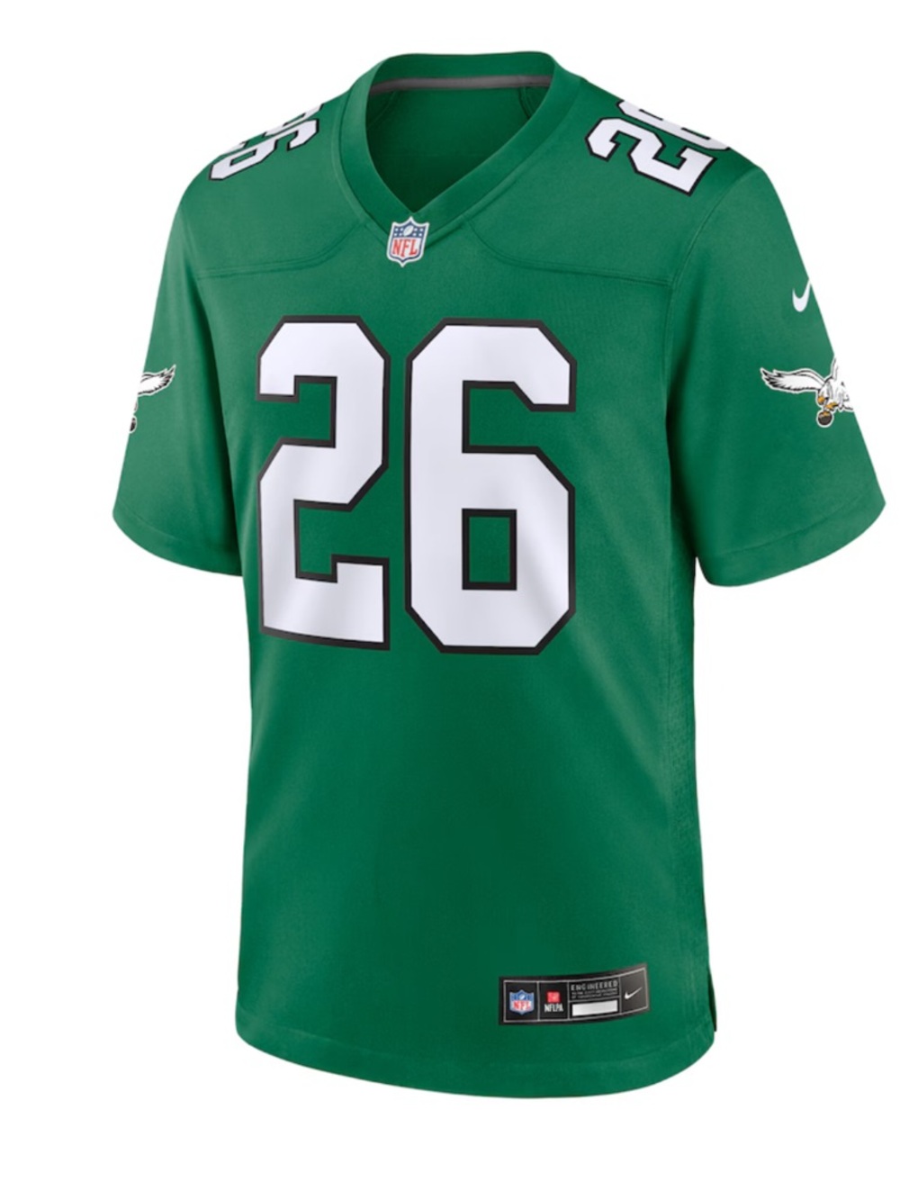 NFL Men's Kelly Green Saquon Barkley #26 Jersey